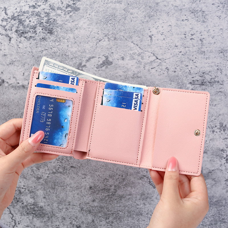 CoCopeaunts Women Tassel Wallet Ladies Small Mini Coin Purse Wallets Short  Zipper Credit Card Holder for Cute Female Purses Wallet