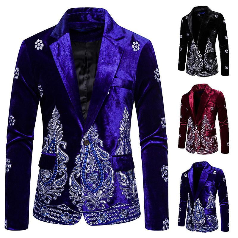 Traje De Navidad De Dos Piezas Con Estampado De Muñeco De Nieve O Copos – Blazer Y Pantalón Para Fiestas Temáticas Y Disfraces Divertidos