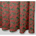 thumbnail image 5 of S4Sassy Orange Mango Leaves Decorative Waterproof Printed Shower Curtain Roller Hooks Drapes-60 x 75 Inch, 5 of 6