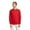 Red, variant on American Apparel - Fine Jersey Long Sleeve Tee - 2007 - Black - Size: 3XL
