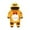 Yellow, variant on Baby Ribbed Pajamas Girls Boys Zipper Long Sleeve Romper Jumpsuit Outfit