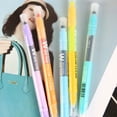 thumbnail image 4 of SagaSave 10Pcs Plastic Double End Highlighter Erasable Markers Pens with Storage Boxes Stationery Assorted Colors, 4 of 5