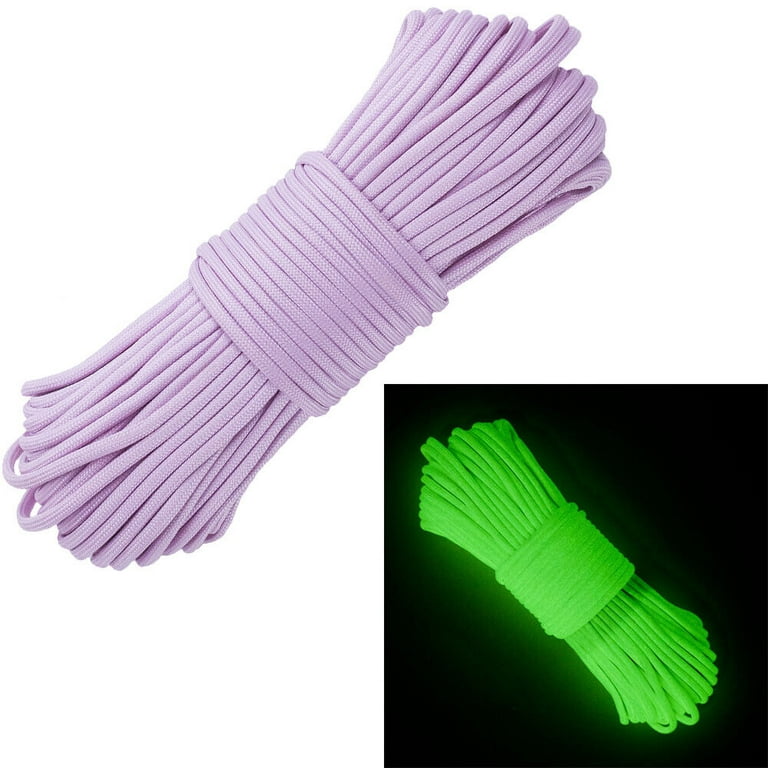 Glow in the Dark Paracord - 21 Strand 550 Luminous Paracord Parachute Rope  Cord