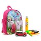thumbnail image 3 of Badanamu Mochila Escolar para Niños y Niñas, Mochila Infantil Ligera de Alta Calidad, Grande y Duradera ROSA, 3 of 6