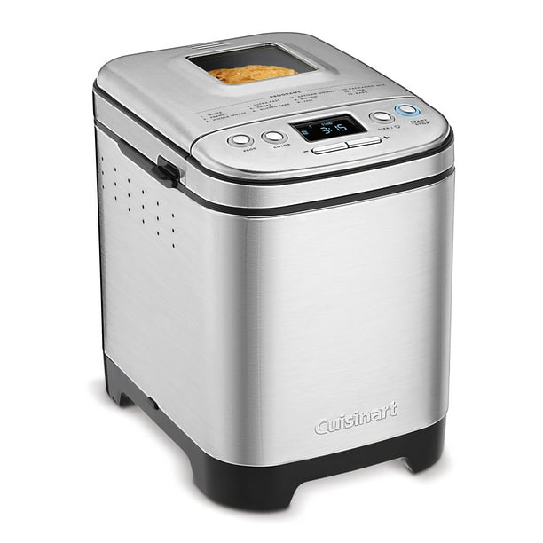 Máquina para hacer pan Cuisinart CBK-110C compacta automática de acero inoxidable