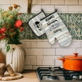 thumbnail image 4 of Camping Gifts Oven Mitts and Pot Holders Sets, Happy Camper Gifts Rv Kitchen Accessories Sets, Camping Themed Home is Where We Park It Heat Resistant Oven Glove Potholders for Kitchen Cooking, 4 of 6