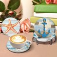 thumbnail image 2 of Kit de posavasos Diamond Art con vista a la playa y soporte para adultos, 2 of 8