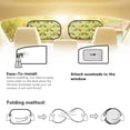 thumbnail image 5 of Yuyamidu Ladybug Car Shade for Side Windows Flower Car Window Shade Sun Glare UV Protection 2 Pack Green Rear Window Sunshade for Car Travel Accessories, 5 of 7