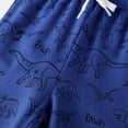 thumbnail image 5 of Kiijoy Boys Dinosaur Sweatpants Elastic Waist Drawstring Knit Joggers, Sizes 12-24M, 5 of 5