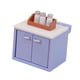 thumbnail image 2 of Muebles para casa de muñecas escala 1:12, ideales para juegos de simulación y manualidades. Incluyen una mini encimera, una mini cocina y muebles para Mesa del tanque de sal, 2 of 8