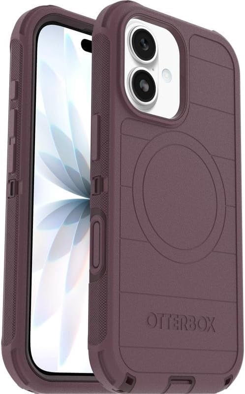 OtterBox iPhone 17 (Only) Bundle: Defender Series Case & Screen Protector - Purple Mystery - Case Only - Snaps on MagSafe - Tough - Rugged & Durable - Non-Retail Packaging