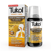 Tukol X-Pecto Honey Cold Syrup Multi Symptom over-the-counter Medicine, 4 fl oz