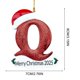 thumbnail image 3 of Adornos navideños, adornos navideños, regalos navideños, 26 letras, decoración para árbol de Navidad, adornos colgantes para árbol de Navidad, adornos navideños personalizados, decoración navideña, de, 3 of 6