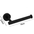 thumbnail image 5 of Porte-papier Toilette en Acier Inoxydable, Porte-Rouleau de Toilette Demi-Ouvert, Support Mural Rond pour Salle de Bain et Cuisine, 5 of 5