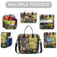 thumbnail image 2 of Pioneer Flower Floral Print Pattern Womens Lunch Box for Work,Insulated Large Lunch Bag for Tween and Teen,Loncheras Para Mujer,Leakproof Adult Lunch Bag for Work,Beach,Travel,Picnic,Camping, 2 of 7