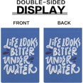 thumbnail image 5 of Life Looks Better Under Water Small Garden Flag 12.5x18 Double Sided Burlap Inspirational Summer Garden Flag for Outdoor Beach House Yard Decoration, 5 of 6