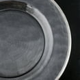 thumbnail image 3 of Split P Metallic Rim Silver Glass Salad Plate Set of 4, 3 of 4