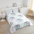 thumbnail image 4 of Erosebridal Disco Ball Bedding Toddler Comforter Set, Colorful Bow Down Comforter, Princess Room Decor, Reversible 2 Pieces, 4 of 7