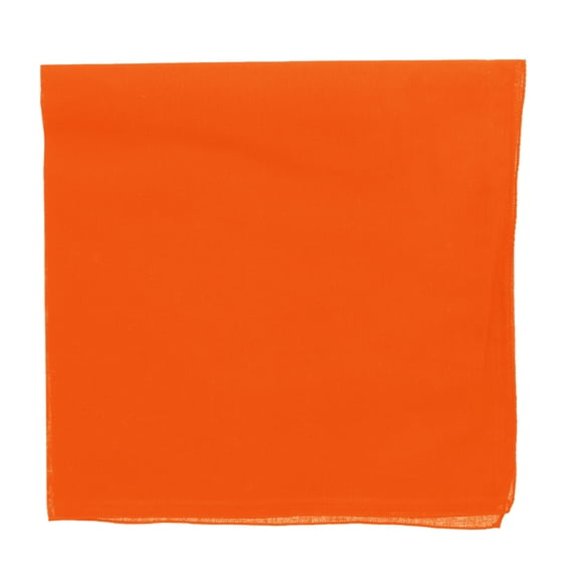 TELOLY Solid Color Bandana,Orange Bandana,Hair Bandana