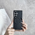 thumbnail image 3 of Allytechgroup Case for Samsung Galaxy Z Fold 5 with Screen Protector & Hinge Protection, Compatible with MagSafe Slim PU Leather Lightweight Shockproof Protective Wireless Charging Phone Shell, Black, 3 of 12