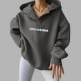 thumbnail image 6 of Xudanell Oversized Hoodies for Women Classic Hoodie with Pocket Graphic Waist Sweatshirt for Women Football, 6 of 9