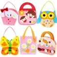 thumbnail image 4 of Girl Gift for Children Material Pack Cartoon Pink Bag DIY Toy Animal Handbag Handmade Bag Non-Woven Bag Handicraft Bag CHERRY CHERRY, 4 of 8