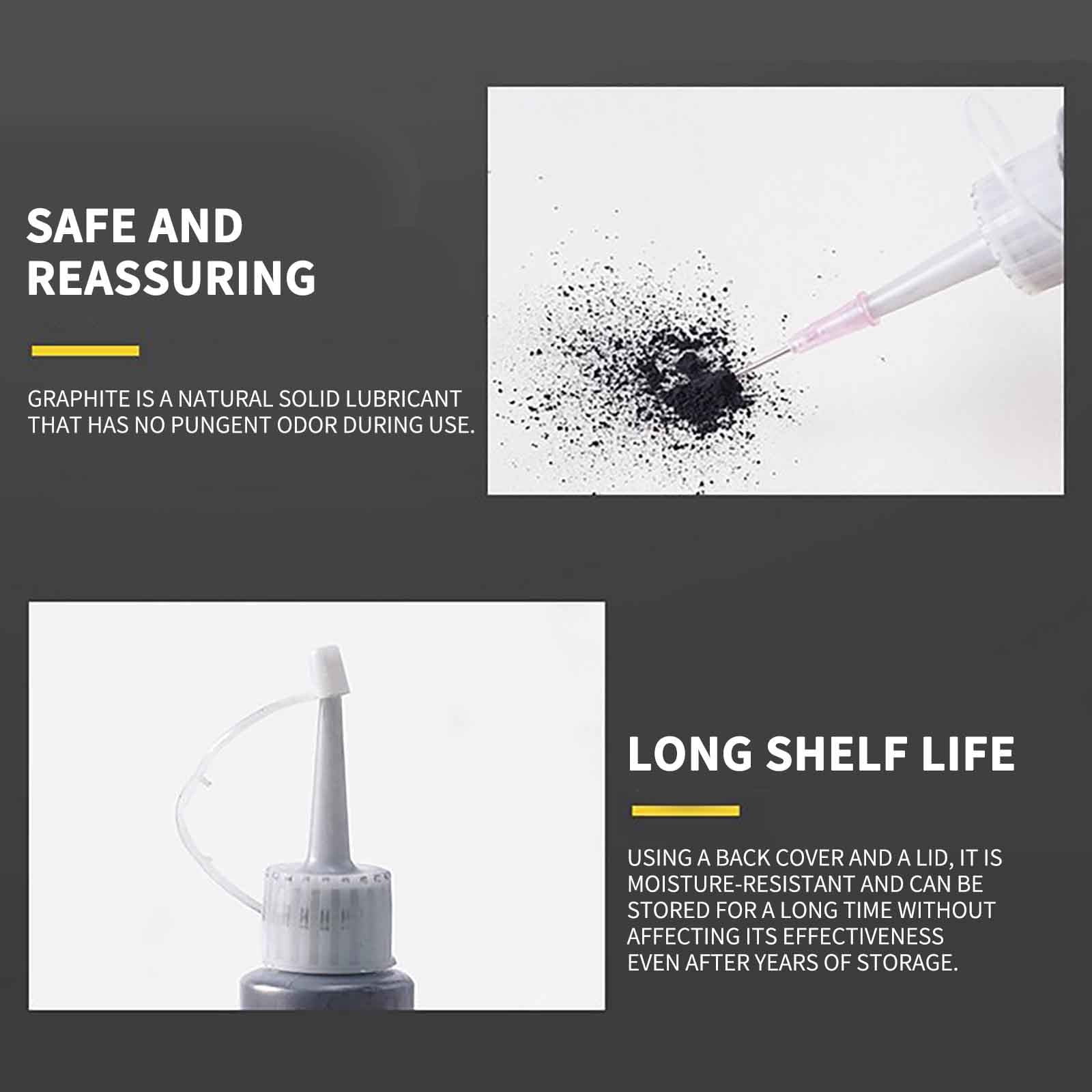 Graphite Powder, 60ml Graphite Lock Lubricant, Door Lock Lubricant - View #6