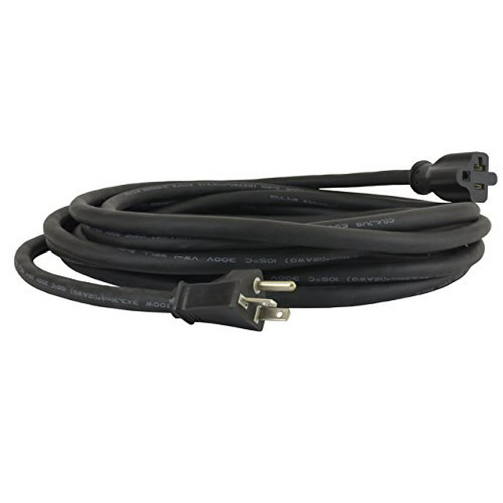 Conntek NEMA 5-20 20-Amp T-Blade SJOOW 12/3 Anti-Weather, Oils, Acids 20 Amp Extension Cord Nema 5 20