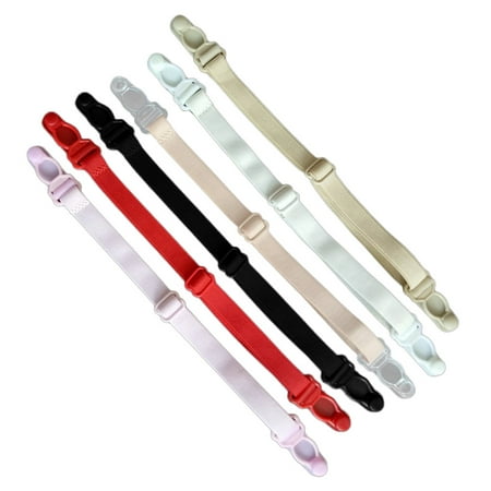 

Rosarivae 6pcs/Set Women Non-slip Bra Strap Clips Adjustable Bra Buckle Bra Straps Holder (General Version)