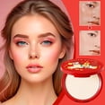 thumbnail image 4 of Makeup Setting Powder Compact Oil Control Matte Finish Long Lasting Waterproof Sweat Proof Lightweight Translucent Loose Face Powder for Women Shine Control Touch Up All Day Wear 8.5g, 4 of 7