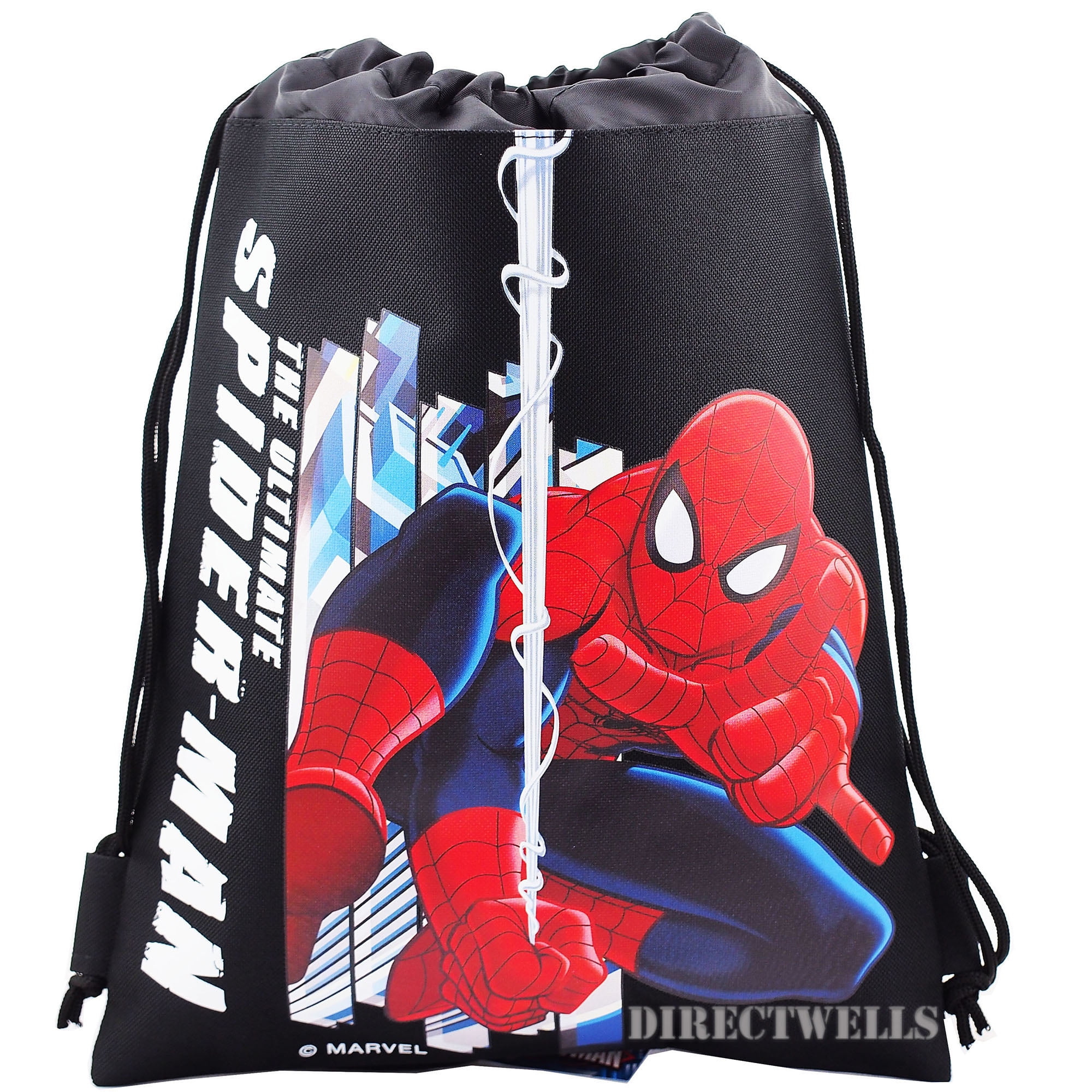 spiderman drawstring bag