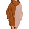 thumbnail image 1 of LAICAIW Robe Chandail Longue Ample à Col Roulé Oversize pour Femmes, 1 of 1