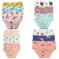 thumbnail image 3 of 12-Pack Cotton Briefs for Fashion-Forward Toddlers and Little Girls, Sizes 2T-7T - B&Q, 3 of 5