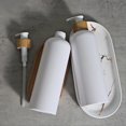 thumbnail image 3 of 500ml Soap Dispenser Empty Refillable Plastic Pump Press Shampoo Dispenser Bottle Makeup Accessories, 3 of 5