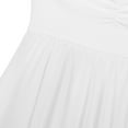 thumbnail image 7 of Yartina Girls Camisole Ballet Lyrical Dance Dress Gymnastic Leotard Ballerina Dancewear White XL, 7 of 7