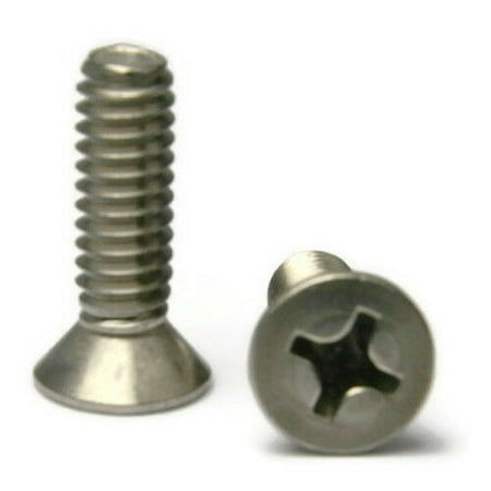 

Stainless Steel Phillips Flat Head Machine Screws #6-32 x 5/8 Qty 250