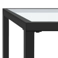 thumbnail image 3 of Topeakmart Modern Tempered Glass Coffee Table with Metal-frame, Black, 3 of 9