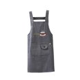 thumbnail image 2 of Abbracc Apron Professional Adjustable Work Apron with Pockets Soft Cooking Apron Cooking Gray, 2 of 9