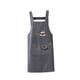 thumbnail image 2 of Delantales de cocina Babero de cocina, Delantal de trabajo, Delantal ajustable, Delantal de Mujeres Unisex Chef Hornear Gris BLESIY Delantales de cocina, 2 of 8