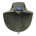 thumbnail image 5 of LNMQLPDBS Sun Hat for Kids Anti-Uv Girls Boys Sun Hats with Big Neck Flap and Solar Fan Wide Brim Sun Protection Beach Hat with Adjustable Chin Strap Outdoor Bucket Hat for Fishing & Beach, 5 of 5