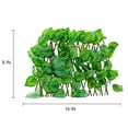 thumbnail image 2 of LShunze Expandable Faux Ivy Fence Privacy Screen for Patio Outdoor Balcony Bedroom Decor,Artificial Dark Green Hedges Wall Decoration Fencing Panel(Single Sided Leaves), 2 of 7