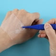 thumbnail image 6 of LIOUCBD Plastic Tweezers 30 Pcs Disposable First Aid Pickup Grabbers Blue Lab Tweezers with Finger Ridges Serrated Tips for Beading Projects Craft DIY Science Class, 6 of 7