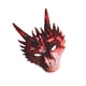 thumbnail image 5 of Máscara de dragón,Máscara de dragón para cosplay,máscara facial,Máscara de fiesta para disfraz de carnaval o Halloween,Accesorios para hombres Disfraces Festivales Tocados Rojo, 5 of 10