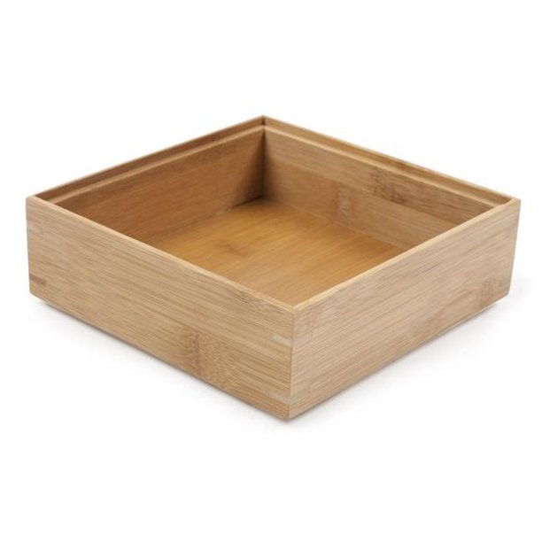 Natural Core Bamboo Drawer Organizer, 6 x 6 in.