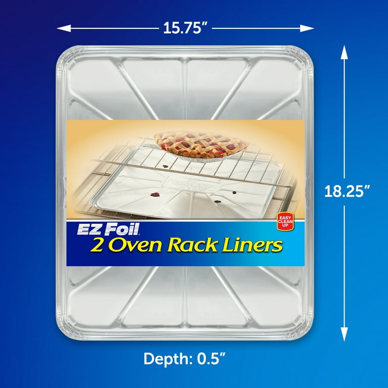 EZ Foil Oven Liner Tray 18.25 x 15.75 inch 2 Count