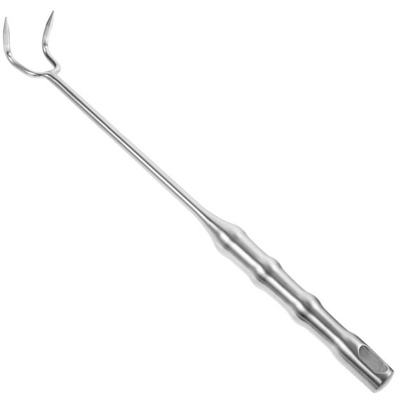 Stainless Steel Meat Hook with Comfortable Handle for Hanging Food, Kitchen Hooks Hanger for Easy Storage