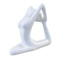 thumbnail image 1 of Estatua de cerámica para yoga, pequeña figura decorativa de yoga, escultura de arte moderno, adorno. Estiramiento de dos brazos, 1 of 9