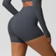 thumbnail image 2 of Pantalones Cortos de Yoga de Cintura Alta, Cómodo Fitness Deportivo, Pantalones de Secado Apretados Transpirables para Mujeres, 2 of 9