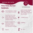 thumbnail image 2 of Vino Tinto Barisal Nebbiolo 750 ml Vid Mexicana Vino Tinto, 2 of 4