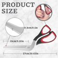 thumbnail image 3 of Professional Pizza Scissors, Stainless Steel Pizza Cutting Machine, 27cm Large Pizza Knife, Separable Multi functional Kitchen Scissors, Dishwasher Safety, 3 of 5